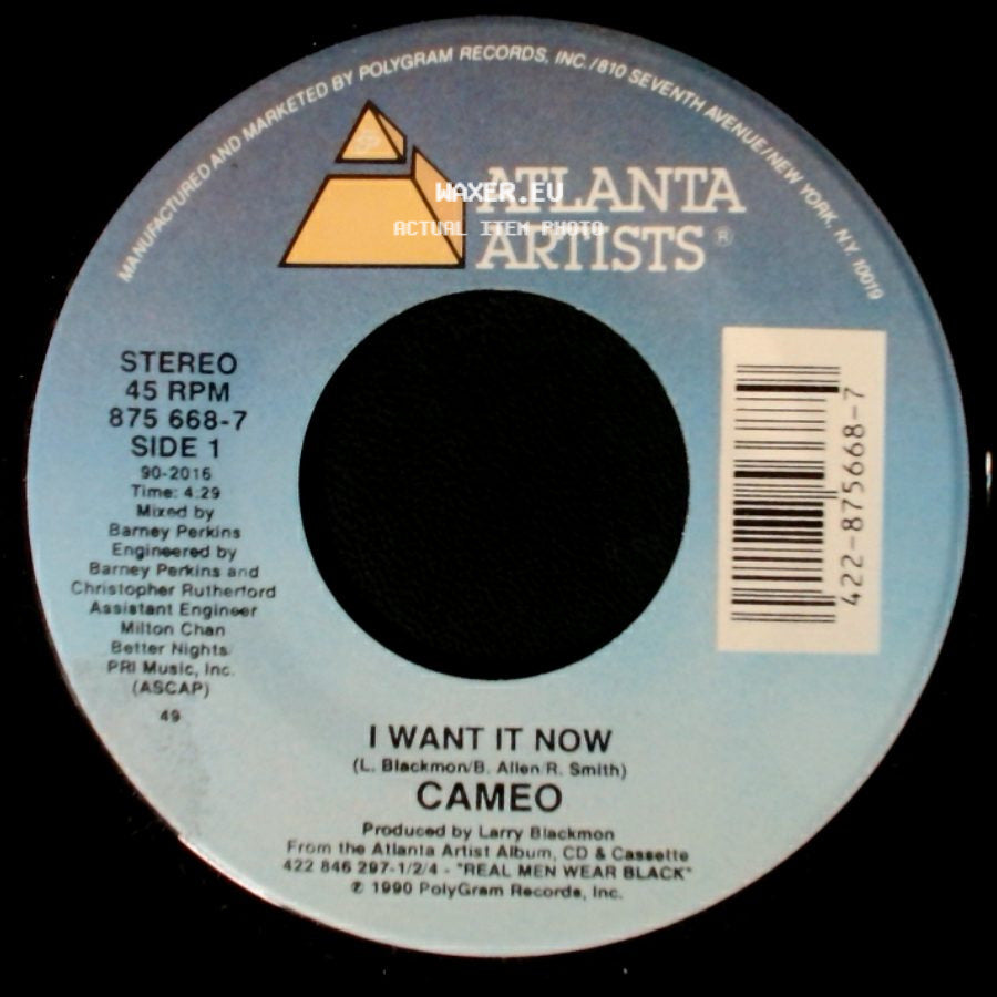 Cameo - I Want It Now / Dkwig side A
