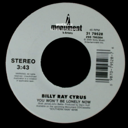 Billy Ray Cyrus - We The People / You Won't Be Lonely Now side B