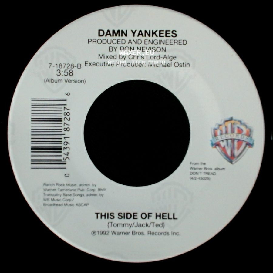 Damn Yankees - This Side Of Hell / Where You Goin' Now side A