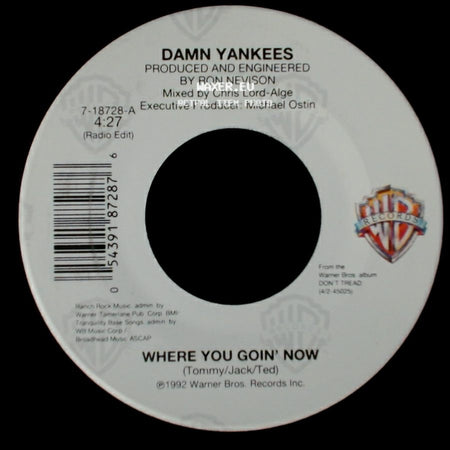 Damn Yankees - This Side Of Hell / Where You Goin' Now side B