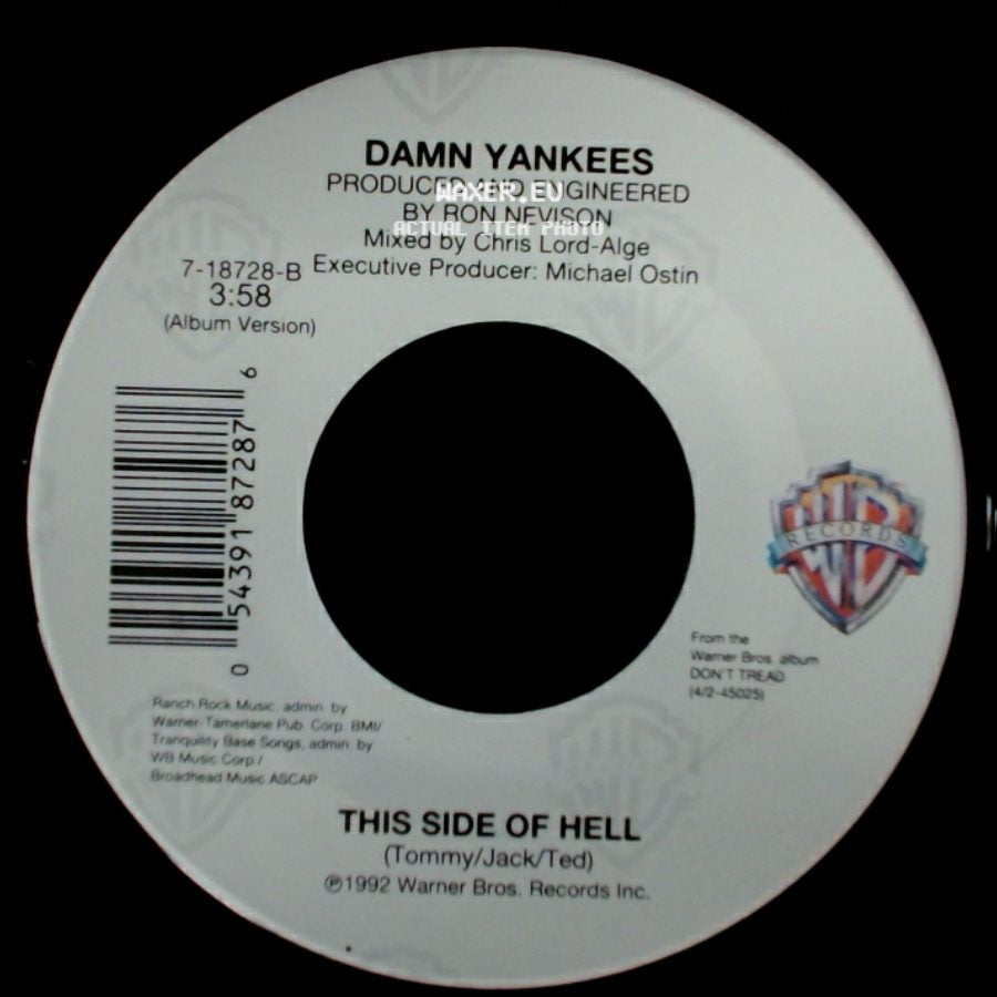 Damn Yankees - This Side Of Hell / Where You Goin' Now side A