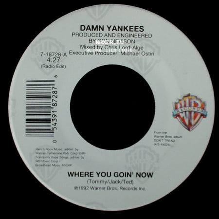 Damn Yankees - This Side Of Hell / Where You Goin' Now side B