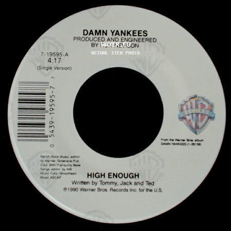 Piledriver / Damn Yankees - Damn Yankees / High Enough side B