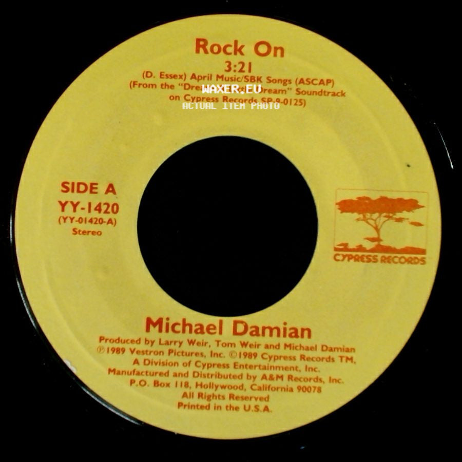 Michael Damian / Blue Future - Rock On / Where Is She? side A