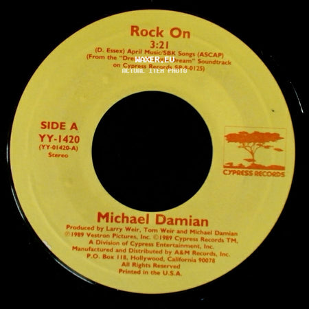 Michael Damian / Blue Future - Rock On / Where Is She? side A