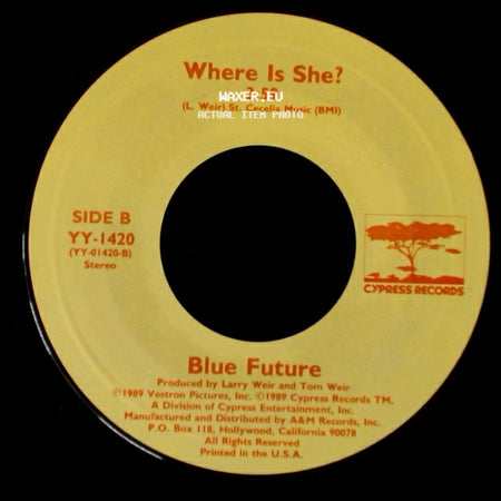 Michael Damian / Blue Future - Rock On / Where Is She? side B