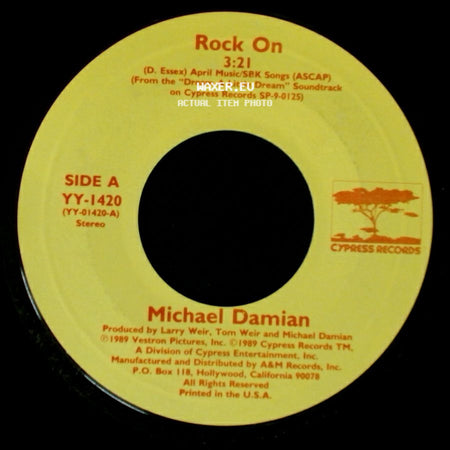Michael Damian / Blue Future - Rock On / Where Is She? side A