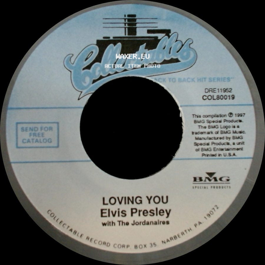 Elvis Presley With The Jordanaires - (Let Me Be Your) Teddy Bear / Loving You side B