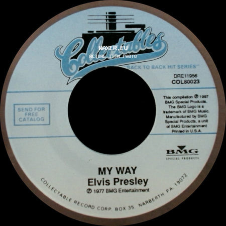 Elvis Presley - My Way / Way Down side A
