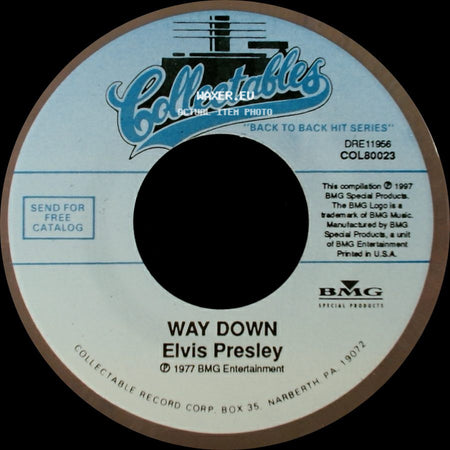 Elvis Presley - My Way / Way Down side B