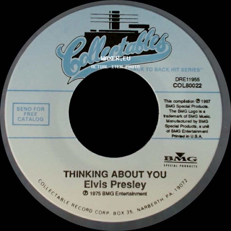 Elvis Presley - My Boy / Thinking About You side B