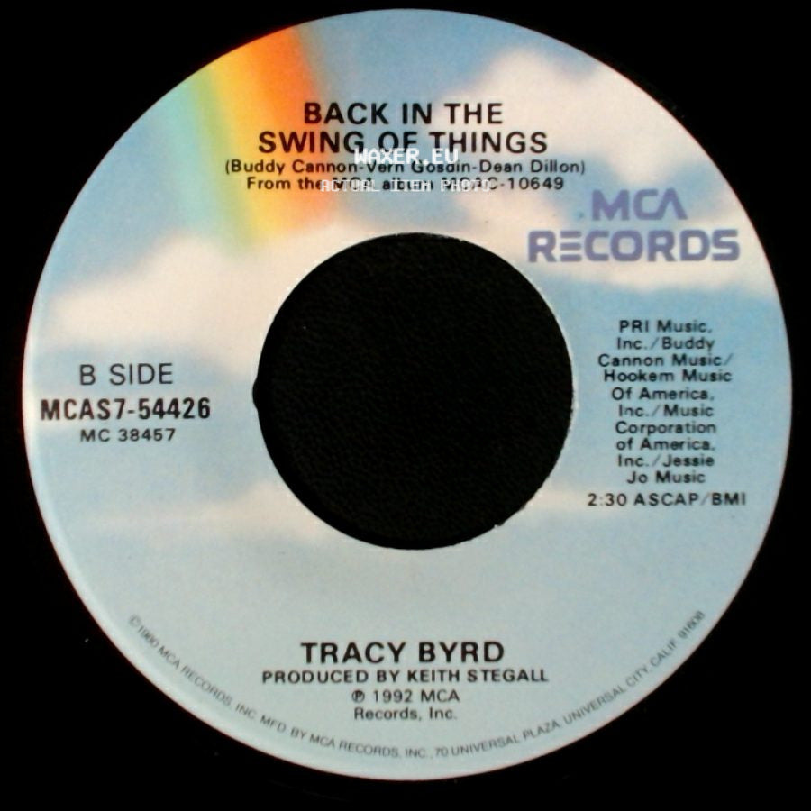 Tracy Byrd - That's The Thing About A Memory / Back In The Swing Of Things side B