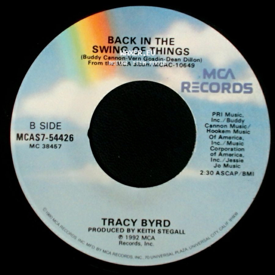 Tracy Byrd - That's The Thing About A Memory / Back In The Swing Of Things side B