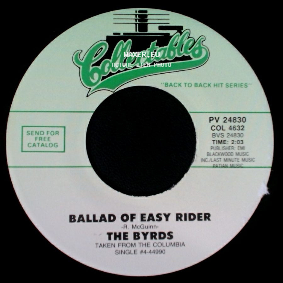 The Byrds - I'll Feel A Whole Lot Better / Ballad Of Easy Rider side B