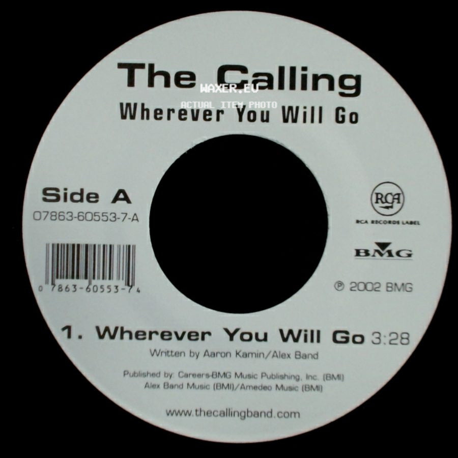 The Calling - Wherever You Will Go / Adrienne side A