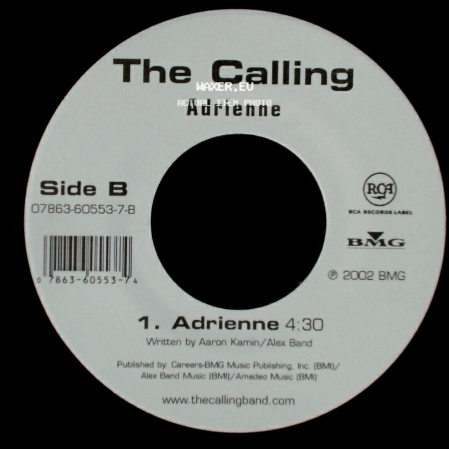 The Calling - Wherever You Will Go / Adrienne side B
