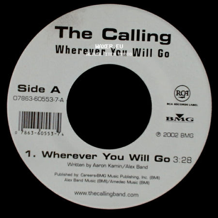 The Calling - Wherever You Will Go / Adrienne side A