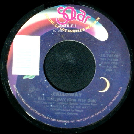 C. Galloway - All The Way (One Way Dub) / All The Way (Radio Edit) side A