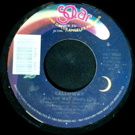 C. Galloway - All The Way (One Way Dub) / All The Way (Radio Edit) side B