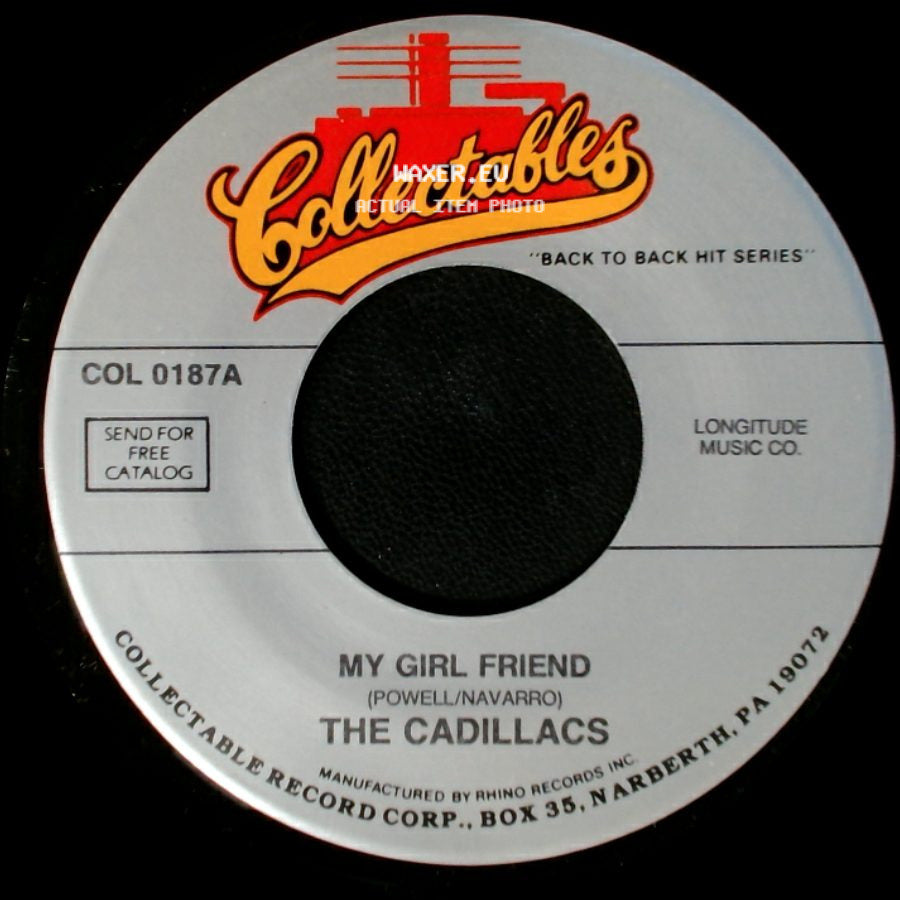 The Cadillacs - My Girl Friend / Sugar Sugar side A