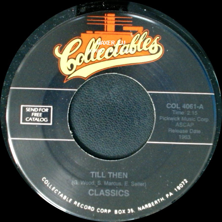 The Chimes - Till Then / Once In A While side A
