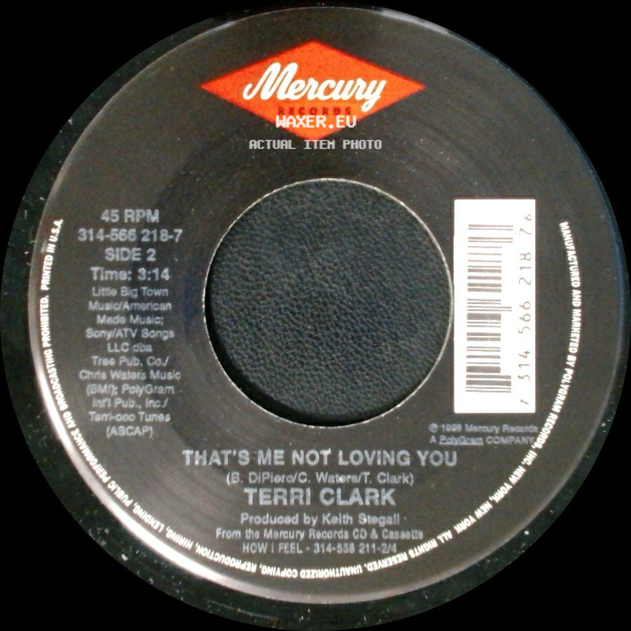 Terri Clark - You're Easy On The Eyes / That's Me Not Loving You side B
