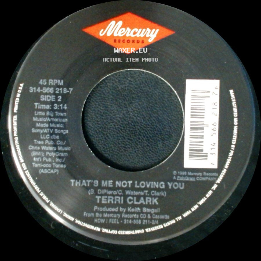 Terri Clark - You're Easy On The Eyes / That's Me Not Loving You side B