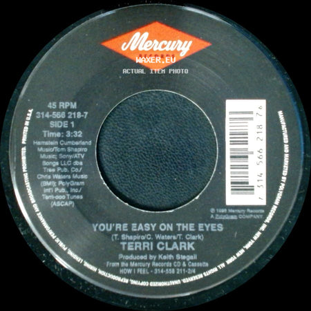 Terri Clark - You're Easy On The Eyes / That's Me Not Loving You side A