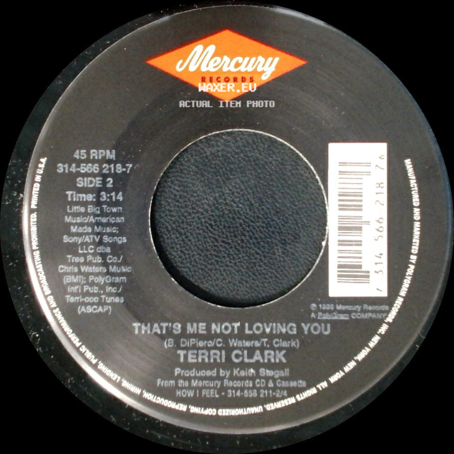 Terri Clark - You're Easy On The Eyes / That's Me Not Loving You side B