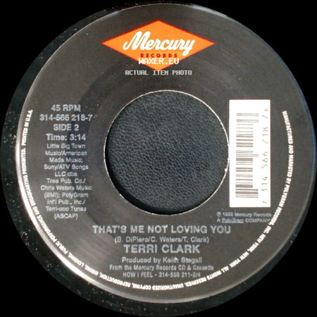 Terri Clark - You're Easy On The Eyes / That's Me Not Loving You side B