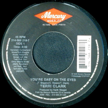 Terri Clark - You're Easy On The Eyes / That's Me Not Loving You side A