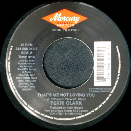 Terri Clark - You're Easy On The Eyes / That's Me Not Loving You side B
