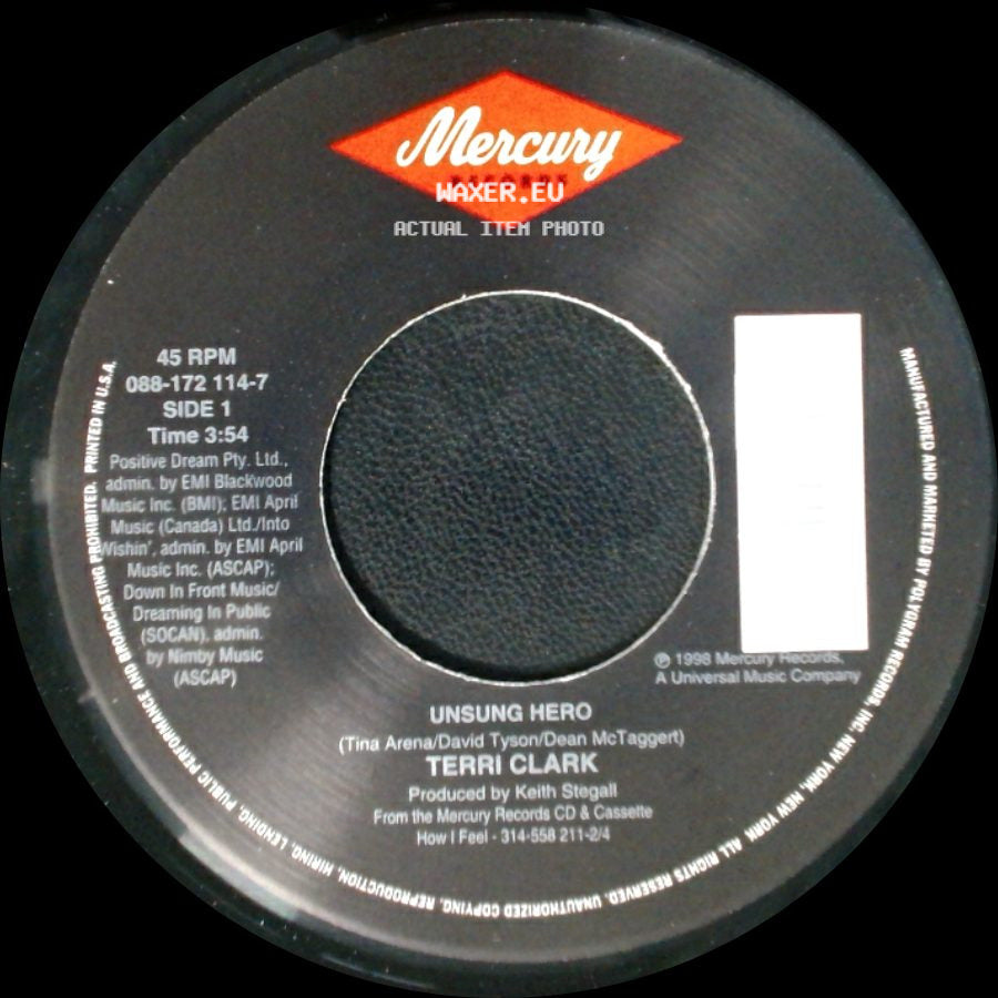 Terri Clark - Unsung Hero / Not Getting Over You side A