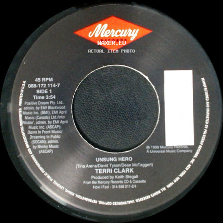 Terri Clark - Unsung Hero / Not Getting Over You side A