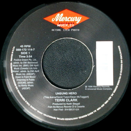 Terri Clark - Unsung Hero / Not Getting Over You side A