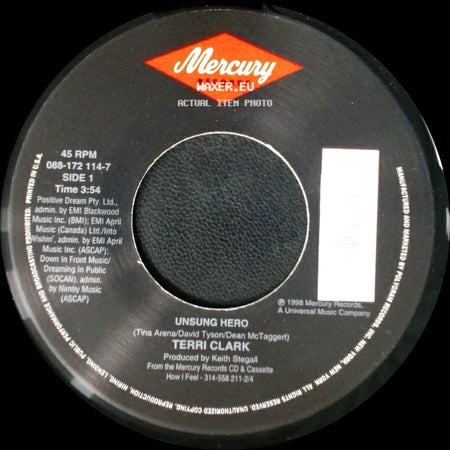 Terri Clark - Unsung Hero / Not Getting Over You side A