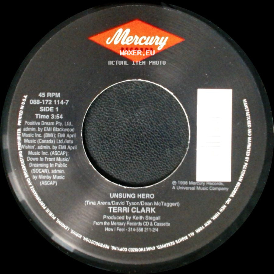 Terri Clark - Unsung Hero / Not Getting Over You side A