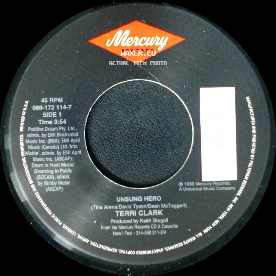 Terri Clark - Unsung Hero / Not Getting Over You side A