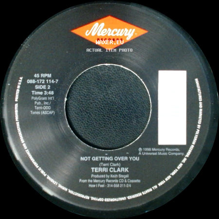 Terri Clark - Unsung Hero / Not Getting Over You side B