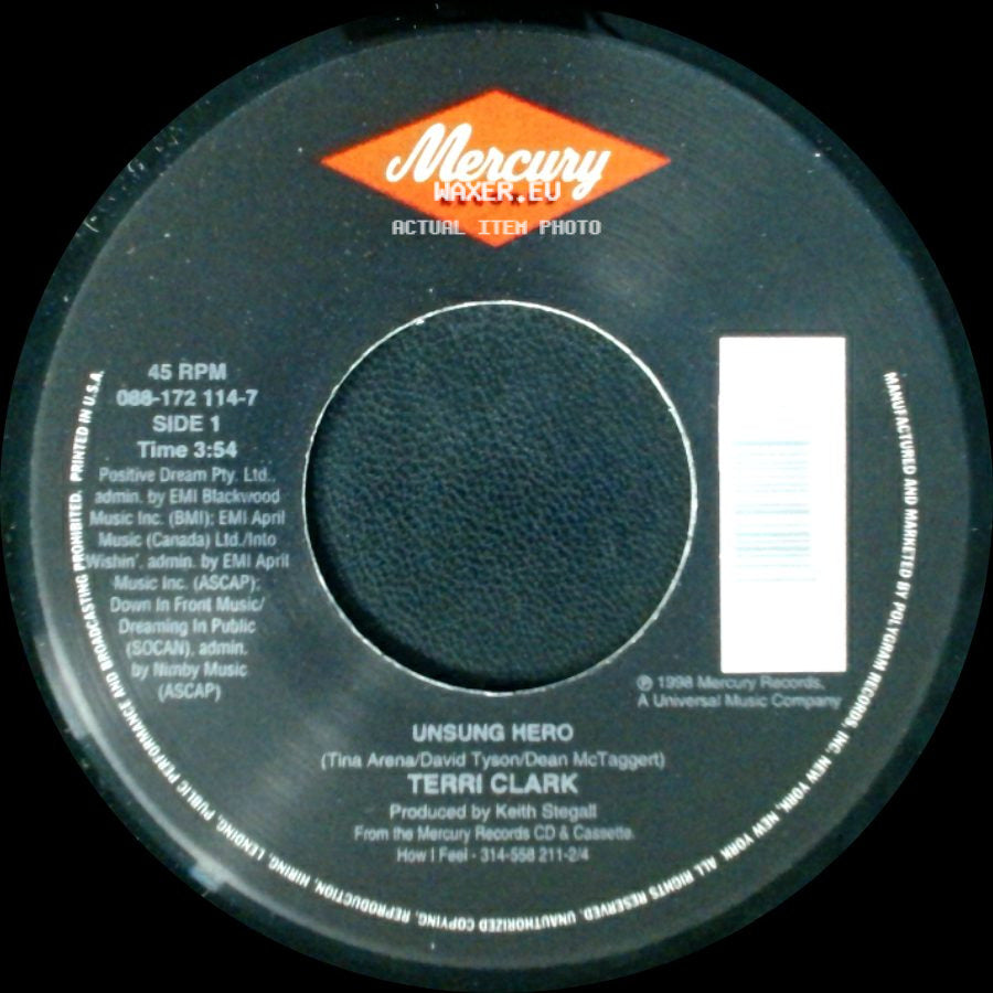 Terri Clark - Unsung Hero / Not Getting Over You side A