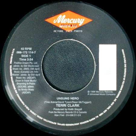 Terri Clark - Unsung Hero / Not Getting Over You side A
