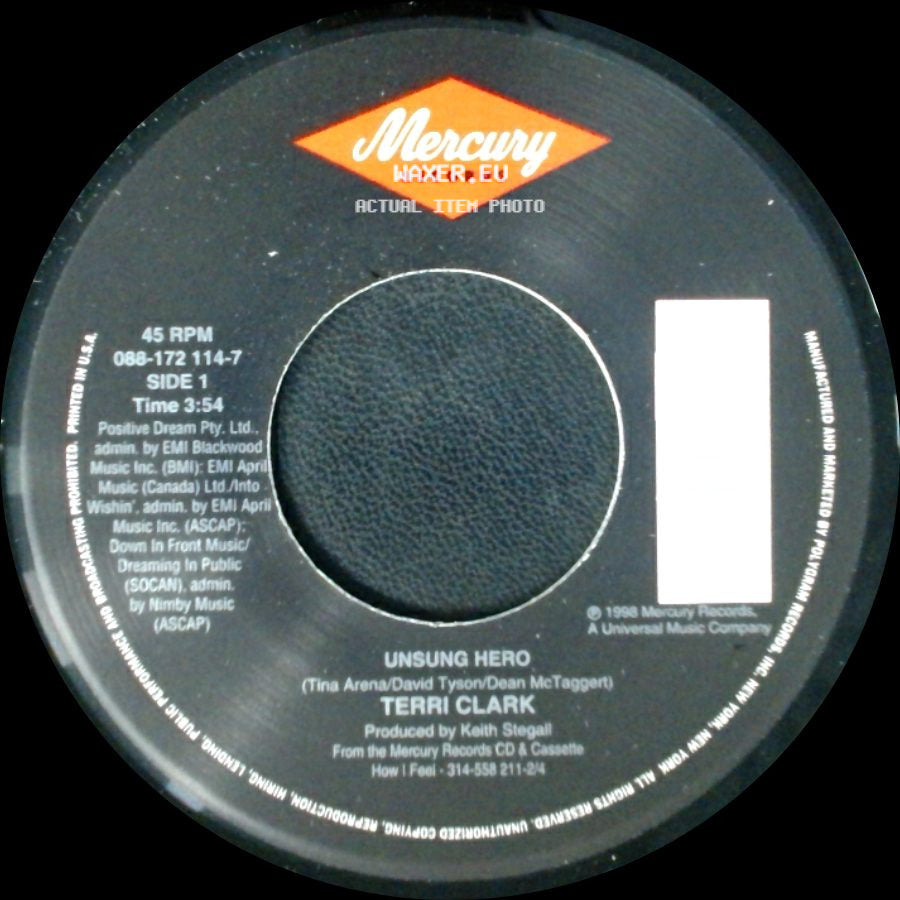Terri Clark - Unsung Hero / Not Getting Over You side A