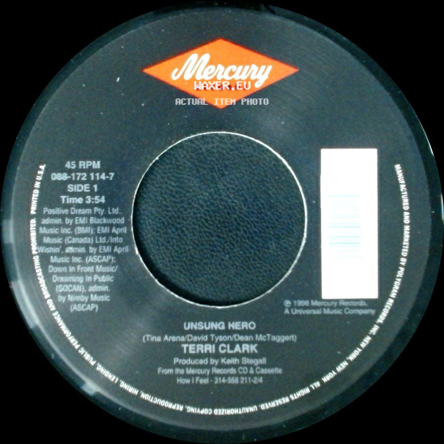 Terri Clark - Unsung Hero / Not Getting Over You side A