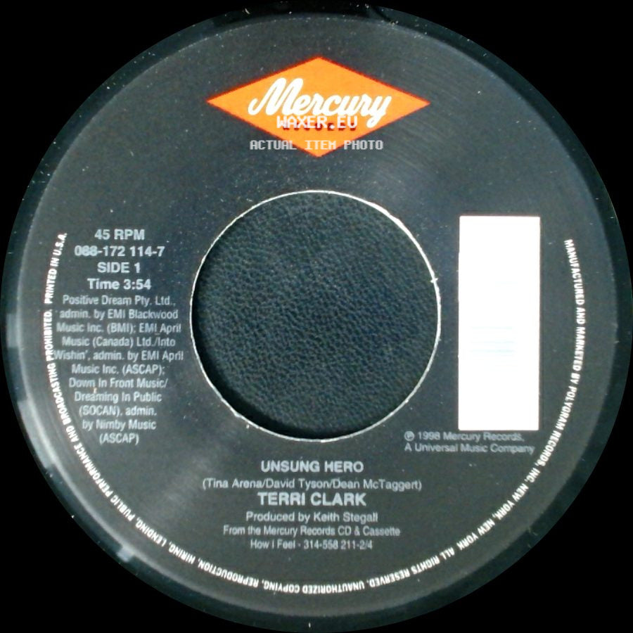 Terri Clark - Unsung Hero / Not Getting Over You side A