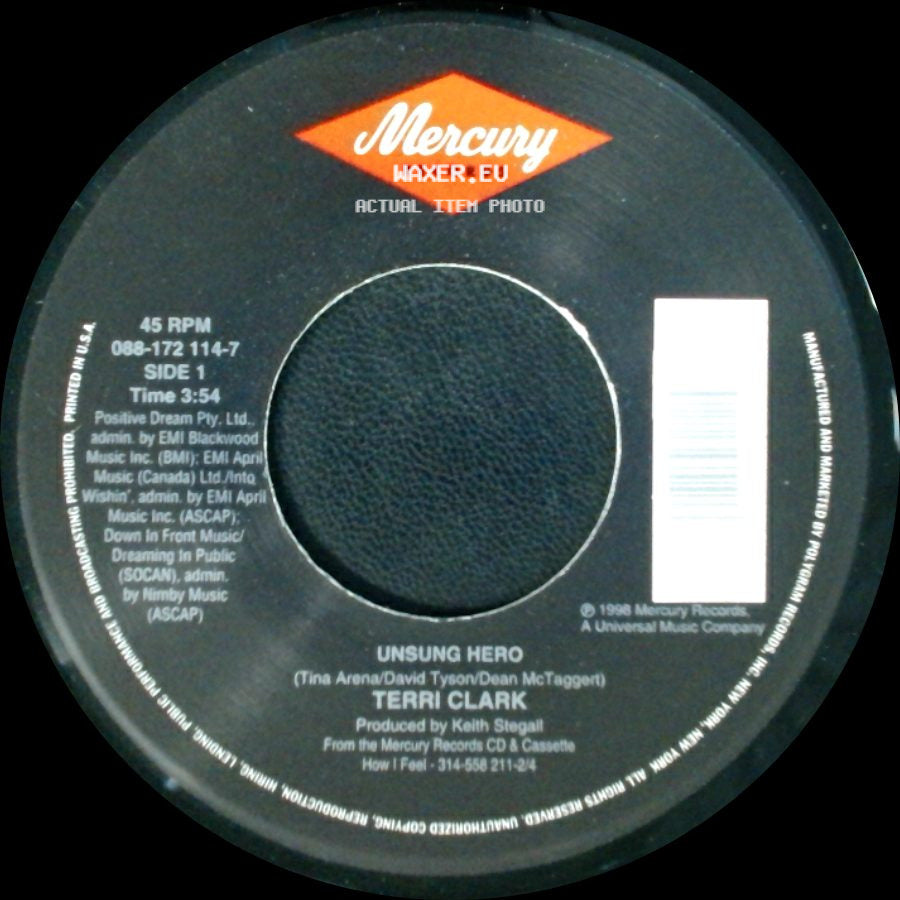 Terri Clark - Unsung Hero / Not Getting Over You side A