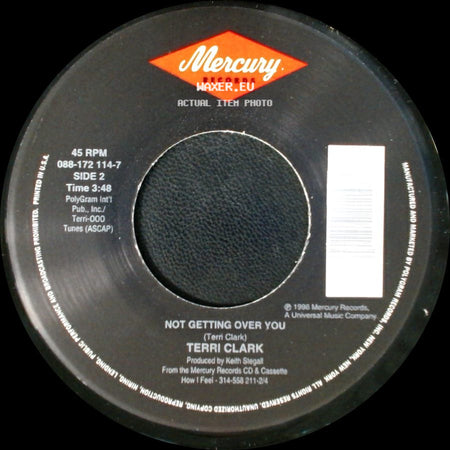 Terri Clark - Unsung Hero / Not Getting Over You side B