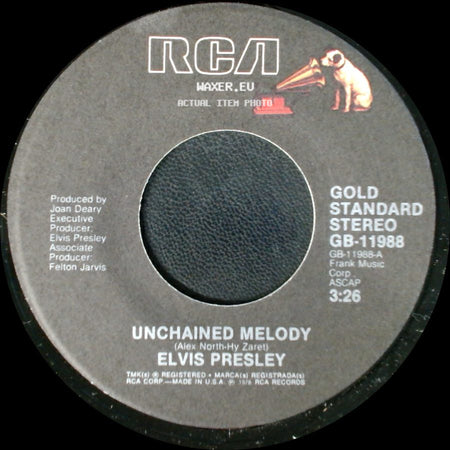 Elvis Presley - Are You Sincere / Unchained Melody side B