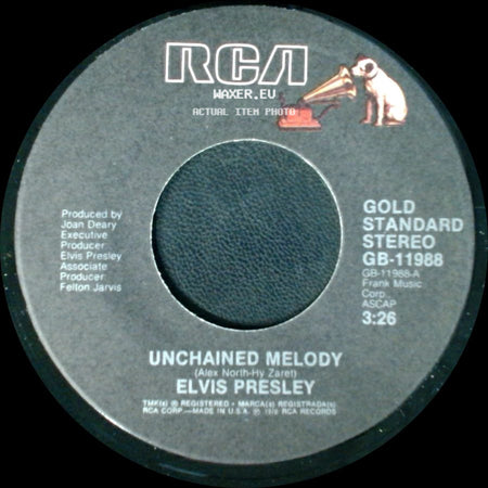Elvis Presley - Are You Sincere / Unchained Melody side B