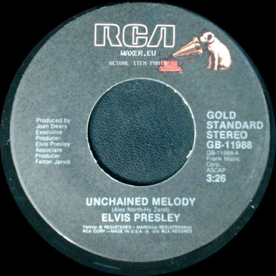Elvis Presley - Are You Sincere / Unchained Melody side B