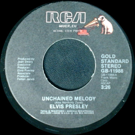 Elvis Presley - Are You Sincere / Unchained Melody side B